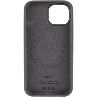 Чохол Silicone Case Full Protective (AA) with MagSafe для Apple iPhone 15 (6.1") Сірий / Dark Gray Чохол Silicone Case Full Protective (AA) with MagSafe для Apple iPhone 15 (6.1") Сірий / Dark Gray