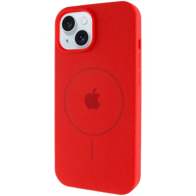 Чохол Silicone Case Full Protective (AA) with MagSafe для Apple iPhone 15 (6.1") Червоний / Red Чохол Silicone Case Full Protective (AA) with MagSafe для Apple iPhone 15 (6.1") Червоний / Red