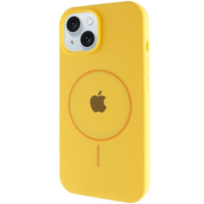 Чохол Silicone Case Full Protective (AA) with MagSafe для Apple iPhone 15 Plus (6.7") Жовтий / Yellow Чохол Silicone Case Full Protective (AA) with MagSafe для Apple iPhone 15 Plus (6.7") Жовтий / Yellow