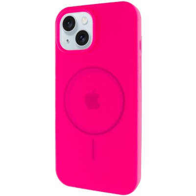 Чохол Silicone Case Full Protective (AA) with MagSafe для Apple iPhone 15 Plus (6.7") Рожевий / Barbie pink Чохол Silicone Case Full Protective (AA) with MagSafe для Apple iPhone 15 Plus (6.7") Рожевий / Barbie pink