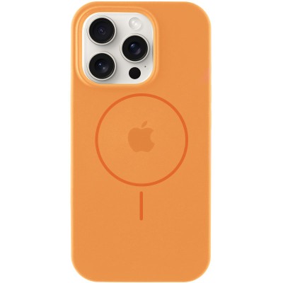 Чохол Silicone Case Full Protective (AA) with MagSafe для Apple iPhone 15 Pro Max (6.7") Помаранчевий / Papaya Чохол Silicone Case Full Protective (AA) with MagSafe для Apple iPhone 15 Pro Max (6.7") Помаранчевий / Papaya