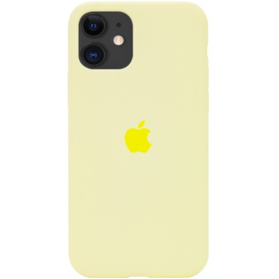 Чохол Silicone Case Full Protective (AA) для Apple iPhone 11 (6.1") Жовтий / Mellow Yellow Чохол Silicone Case Full Protective (AA) для Apple iPhone 11 (6.1") Жовтий / Mellow Yellow