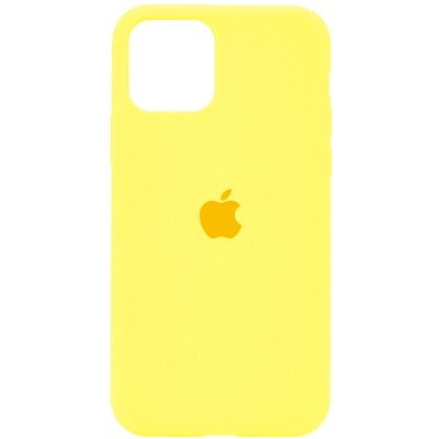 Чохол Silicone Case Full Protective (AA) для Apple iPhone 11 (6.1") Жовтий / Yellow Чохол Silicone Case Full Protective (AA) для Apple iPhone 11 (6.1") Жовтий / Yellow