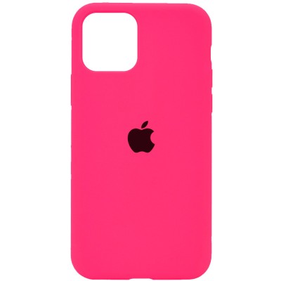 Чохол Silicone Case Full Protective (AA) для Apple iPhone 11 (6.1") Рожевий / Barbie pink Чохол Silicone Case Full Protective (AA) для Apple iPhone 11 (6.1") Рожевий / Barbie pink