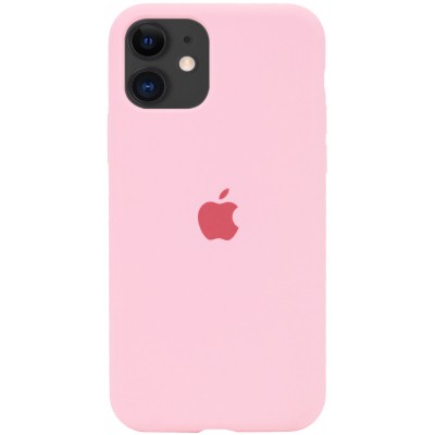 Чохол Silicone Case Full Protective (AA) для Apple iPhone 11 (6.1") Рожевий / Light pink Чохол Silicone Case Full Protective (AA) для Apple iPhone 11 (6.1") Рожевий / Light pink