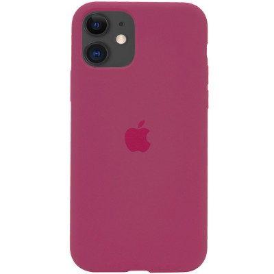 Чохол Silicone Case Full Protective (AA) для Apple iPhone 11 (6.1") Червоний / Rose Red Чохол Silicone Case Full Protective (AA) для Apple iPhone 11 (6.1") Червоний / Rose Red