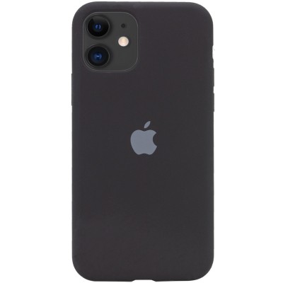 Чохол Silicone Case Full Protective (AA) для Apple iPhone 11 (6.1") Чорний / Black Чохол Silicone Case Full Protective (AA) для Apple iPhone 11 (6.1") Чорний / Black