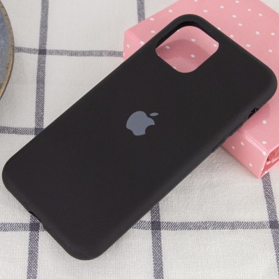 Чохол Silicone Case Full Protective (AA) для Apple iPhone 11 (6.1") Чорний / Black Чохол Silicone Case Full Protective (AA) для Apple iPhone 11 (6.1") Чорний / Black