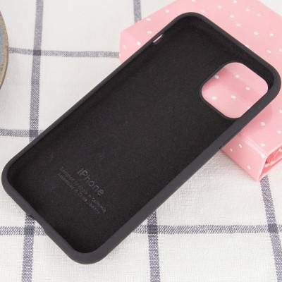 Чохол Silicone Case Full Protective (AA) для Apple iPhone 11 (6.1") Чорний / Black Чохол Silicone Case Full Protective (AA) для Apple iPhone 11 (6.1") Чорний / Black