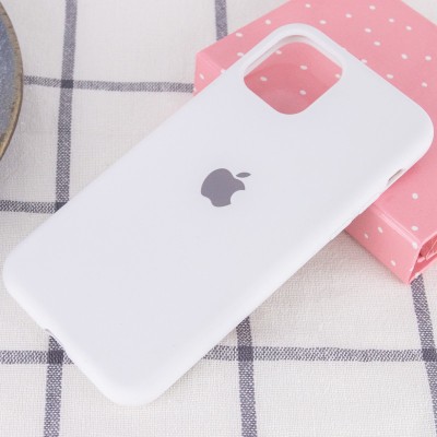 Чохол Silicone Case Full Protective (AA) для Apple iPhone 11 Pro (5.8") Білий / White Чохол Silicone Case Full Protective (AA) для Apple iPhone 11 Pro (5.8") Білий / White
