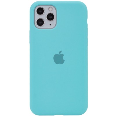 Чохол Silicone Case Full Protective (AA) для Apple iPhone 11 Pro (5.8") Бірюзовий / Marine Green Чохол Silicone Case Full Protective (AA) для Apple iPhone 11 Pro (5.8") Бірюзовий / Marine Green
