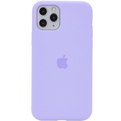Чохол Silicone Case Full Protective (AA) для Apple iPhone 11 Pro (5.8") Бузковий / Dasheen Чохол Silicone Case Full Protective (AA) для Apple iPhone 11 Pro (5.8") Бузковий / Dasheen