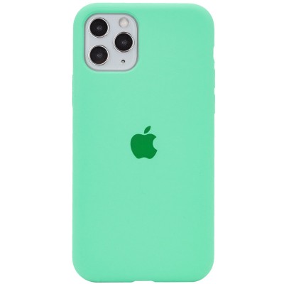 Чохол Silicone Case Full Protective (AA) для Apple iPhone 11 Pro (5.8") Зелений / Spearmint Чохол Silicone Case Full Protective (AA) для Apple iPhone 11 Pro (5.8") Зелений / Spearmint