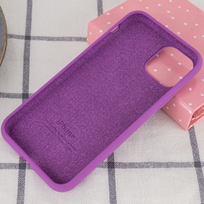 Чохол Silicone Case Full Protective (AA) для Apple iPhone 11 Pro (5.8") Фіолетовий / Grape Чохол Silicone Case Full Protective (AA) для Apple iPhone 11 Pro (5.8") Фіолетовий / Grape