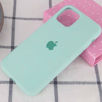 Чохол Silicone Case Full Protective (AA) для Apple iPhone 11 Pro Max (6.5") Бірюзовий / Turquoise Чохол Silicone Case Full Protective (AA) для Apple iPhone 11 Pro Max (6.5") Бірюзовий / Turquoise