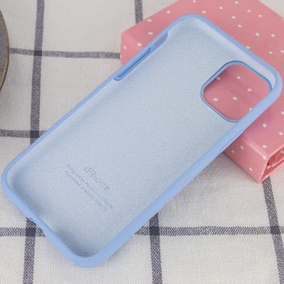Чохол Silicone Case Full Protective (AA) для Apple iPhone 11 Pro Max (6.5") Блакитний / Lilac Blue Чохол Silicone Case Full Protective (AA) для Apple iPhone 11 Pro Max (6.5") Блакитний / Lilac Blue