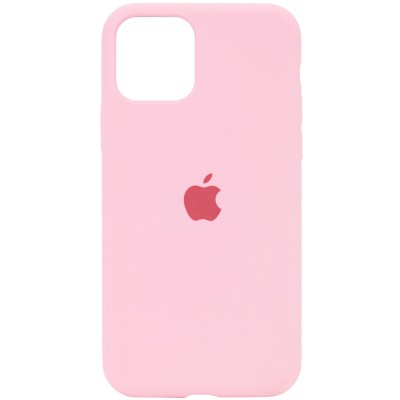 Чохол Silicone Case Full Protective (AA) для Apple iPhone 11 Pro Max (6.5") Рожевий / Light pink Чохол Silicone Case Full Protective (AA) для Apple iPhone 11 Pro Max (6.5") Рожевий / Light pink