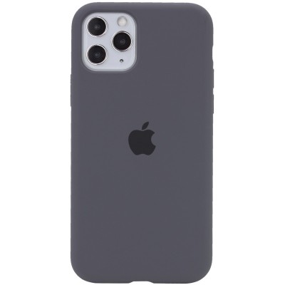 Чохол Silicone Case Full Protective (AA) для Apple iPhone 11 Pro Max (6.5") Сірий / Dark Grey Чохол Silicone Case Full Protective (AA) для Apple iPhone 11 Pro Max (6.5") Сірий / Dark Grey
