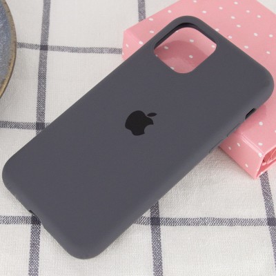 Чохол Silicone Case Full Protective (AA) для Apple iPhone 11 Pro Max (6.5") Сірий / Dark Grey Чохол Silicone Case Full Protective (AA) для Apple iPhone 11 Pro Max (6.5") Сірий / Dark Grey