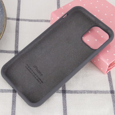 Чохол Silicone Case Full Protective (AA) для Apple iPhone 11 Pro Max (6.5") Сірий / Dark Grey Чохол Silicone Case Full Protective (AA) для Apple iPhone 11 Pro Max (6.5") Сірий / Dark Grey