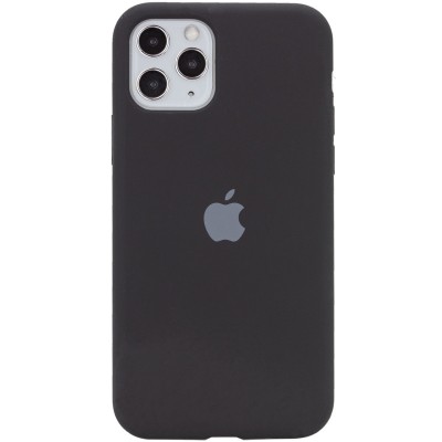 Чохол Silicone Case Full Protective (AA) для Apple iPhone 11 Pro Max (6.5") Чорний / Black Чохол Silicone Case Full Protective (AA) для Apple iPhone 11 Pro Max (6.5") Чорний / Black