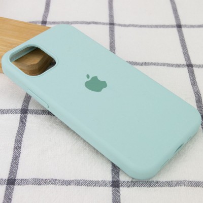 Чохол Silicone Case Full Protective (AA) для Apple iPhone 12 Pro / 12 (6.1") Бірюзовий / Beryl Чохол Silicone Case Full Protective (AA) для Apple iPhone 12 Pro / 12 (6.1") Бірюзовий / Beryl