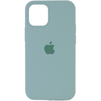Чохол Silicone Case Full Protective (AA) для Apple iPhone 12 Pro / 12 (6.1") Бірюзовий / Turquoise Чохол Silicone Case Full Protective (AA) для Apple iPhone 12 Pro / 12 (6.1") Бірюзовий / Turquoise