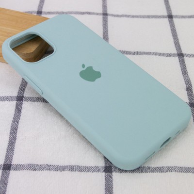 Чохол Silicone Case Full Protective (AA) для Apple iPhone 12 Pro / 12 (6.1") Бірюзовий / Turquoise Чохол Silicone Case Full Protective (AA) для Apple iPhone 12 Pro / 12 (6.1") Бірюзовий / Turquoise