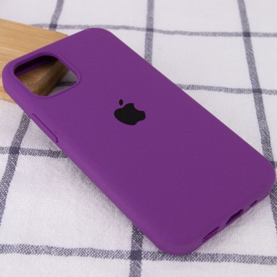 Чохол Silicone Case Full Protective (AA) для Apple iPhone 12 Pro / 12 (6.1") Фіолетовий / Grape Чохол Silicone Case Full Protective (AA) для Apple iPhone 12 Pro / 12 (6.1") Фіолетовий / Grape