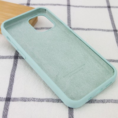 Чохол Silicone Case Full Protective (AA) для Apple iPhone 12 Pro Max (6.7") Бірюзовий / Beryl Чохол Silicone Case Full Protective (AA) для Apple iPhone 12 Pro Max (6.7") Бірюзовий / Beryl
