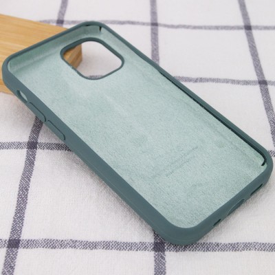Чохол Silicone Case Full Protective (AA) для Apple iPhone 12 Pro Max (6.7") Зелений / Cactus Чохол Silicone Case Full Protective (AA) для Apple iPhone 12 Pro Max (6.7") Зелений / Cactus
