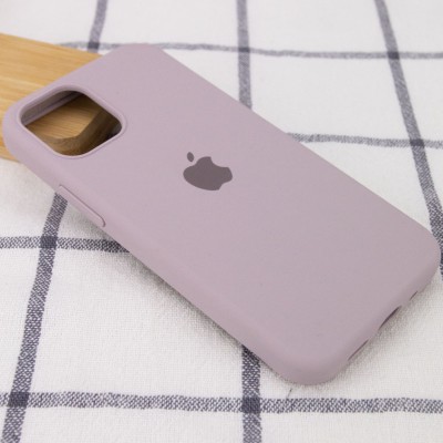 Чохол Silicone Case Full Protective (AA) для Apple iPhone 12 Pro Max (6.7") Сірий / Lavender Чохол Silicone Case Full Protective (AA) для Apple iPhone 12 Pro Max (6.7") Сірий / Lavender