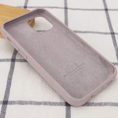 Чохол Silicone Case Full Protective (AA) для Apple iPhone 12 Pro Max (6.7") Сірий / Lavender Чохол Silicone Case Full Protective (AA) для Apple iPhone 12 Pro Max (6.7") Сірий / Lavender