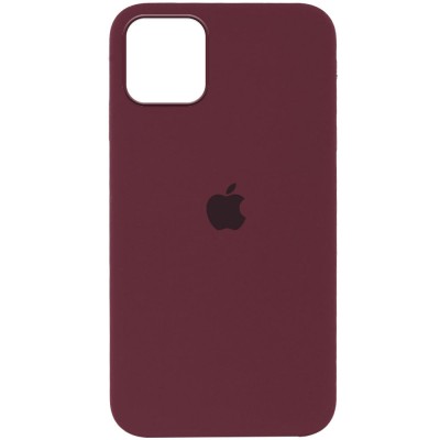Чохол Silicone Case Full Protective (AA) для Apple iPhone 13 mini (5.4") Бордовий / Plum Чохол Silicone Case Full Protective (AA) для Apple iPhone 13 mini (5.4") Бордовий / Plum