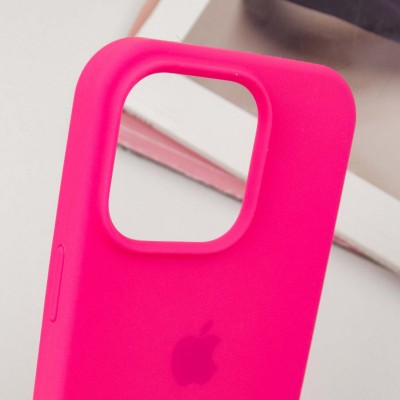 Чохол Silicone Case Full Protective (AA) для Apple iPhone 13 Pro (6.1") Рожевий / Barbie pink Чохол Silicone Case Full Protective (AA) для Apple iPhone 13 Pro (6.1") Рожевий / Barbie pink