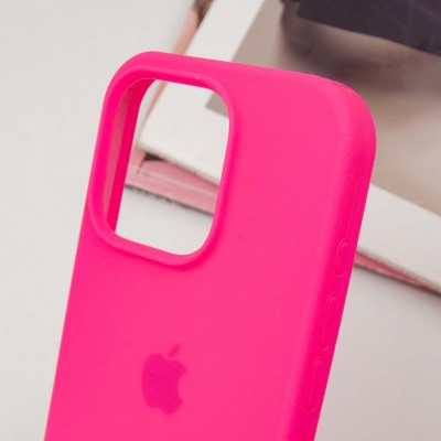 Чохол Silicone Case Full Protective (AA) для Apple iPhone 13 Pro (6.1") Рожевий / Barbie pink Чохол Silicone Case Full Protective (AA) для Apple iPhone 13 Pro (6.1") Рожевий / Barbie pink