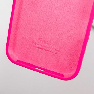 Чохол Silicone Case Full Protective (AA) для Apple iPhone 13 Pro (6.1") Рожевий / Barbie pink Чохол Silicone Case Full Protective (AA) для Apple iPhone 13 Pro (6.1") Рожевий / Barbie pink