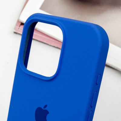 Чохол Silicone Case Full Protective (AA) для Apple iPhone 13 Pro (6.1") Синій / Capri Blue Чохол Silicone Case Full Protective (AA) для Apple iPhone 13 Pro (6.1") Синій / Capri Blue