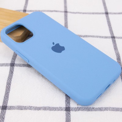 Чохол Silicone Case Full Protective (AA) для Apple iPhone 13 Pro Max (6.7") Блакитний / Cornflower Чохол Silicone Case Full Protective (AA) для Apple iPhone 13 Pro Max (6.7") Блакитний / Cornflower