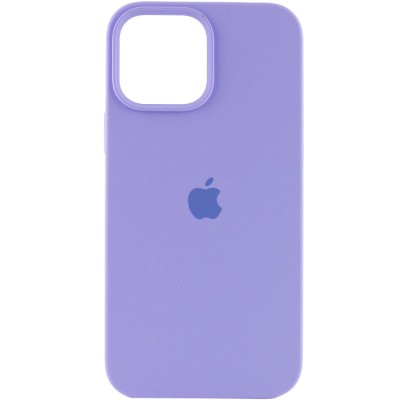 Чохол Silicone Case Full Protective (AA) для Apple iPhone 13 Pro Max (6.7") Бузковий / Dasheen Чохол Silicone Case Full Protective (AA) для Apple iPhone 13 Pro Max (6.7") Бузковий / Dasheen