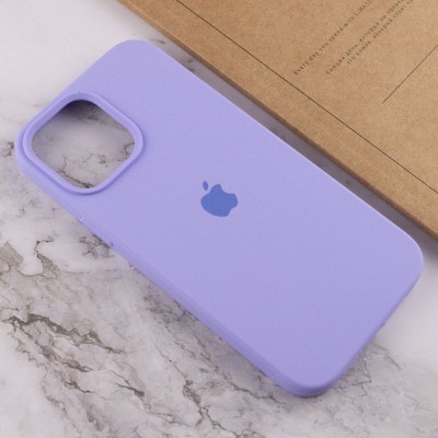 Чохол Silicone Case Full Protective (AA) для Apple iPhone 13 Pro Max (6.7") Бузковий / Dasheen Чохол Silicone Case Full Protective (AA) для Apple iPhone 13 Pro Max (6.7") Бузковий / Dasheen
