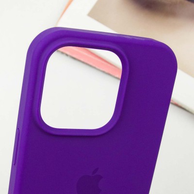 Чохол Silicone Case Full Protective (AA) для Apple iPhone 13 Pro Max (6.7") Фіолетовий / Ultra Violet Чохол Silicone Case Full Protective (AA) для Apple iPhone 13 Pro Max (6.7") Фіолетовий / Ultra Violet