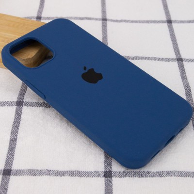 Чохол Silicone Case Full Protective (AA) для Apple iPhone 14 Plus (6.7") Синій / Navy Blue Чохол Silicone Case Full Protective (AA) для Apple iPhone 14 Plus (6.7") Синій / Navy Blue