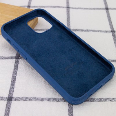 Чохол Silicone Case Full Protective (AA) для Apple iPhone 14 Plus (6.7") Синій / Navy Blue Чохол Silicone Case Full Protective (AA) для Apple iPhone 14 Plus (6.7") Синій / Navy Blue