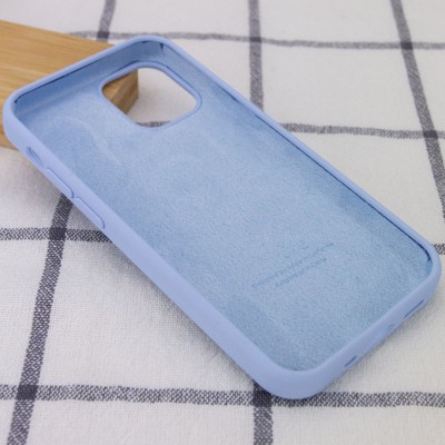 Чохол Silicone Case Full Protective (AA) для Apple iPhone 14 Pro (6.1") Блакитний / Lilac Blue Чохол Silicone Case Full Protective (AA) для Apple iPhone 14 Pro (6.1") Блакитний / Lilac Blue