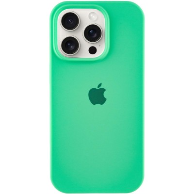 Чохол Silicone Case Full Protective (AA) для Apple iPhone 14 Pro (6.1") Зелений / Spearmint Чохол Silicone Case Full Protective (AA) для Apple iPhone 14 Pro (6.1") Зелений / Spearmint