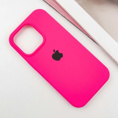 Чохол Silicone Case Full Protective (AA) для Apple iPhone 14 Pro (6.1") Рожевий / Barbie pink Чохол Silicone Case Full Protective (AA) для Apple iPhone 14 Pro (6.1") Рожевий / Barbie pink
