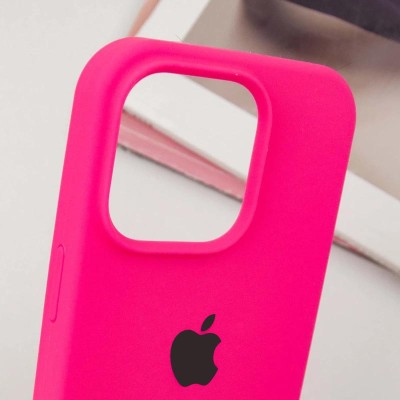 Чохол Silicone Case Full Protective (AA) для Apple iPhone 14 Pro (6.1") Рожевий / Barbie pink Чохол Silicone Case Full Protective (AA) для Apple iPhone 14 Pro (6.1") Рожевий / Barbie pink