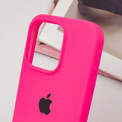 Чохол Silicone Case Full Protective (AA) для Apple iPhone 14 Pro (6.1") Рожевий / Barbie pink Чохол Silicone Case Full Protective (AA) для Apple iPhone 14 Pro (6.1") Рожевий / Barbie pink