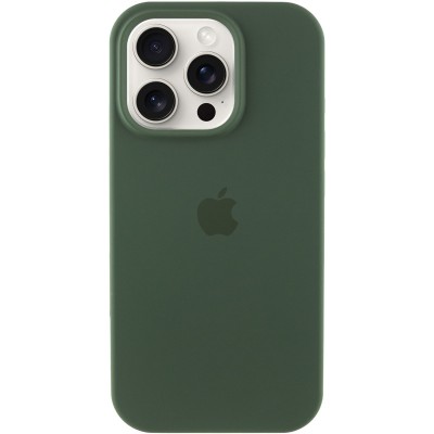 Чохол Silicone Case Full Protective (AA) для Apple iPhone 14 Pro Max (6.7") Зелений / Cyprus Green Чохол Silicone Case Full Protective (AA) для Apple iPhone 14 Pro Max (6.7") Зелений / Cyprus Green